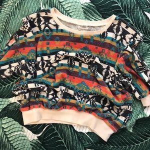 aztec print Billabong sweater